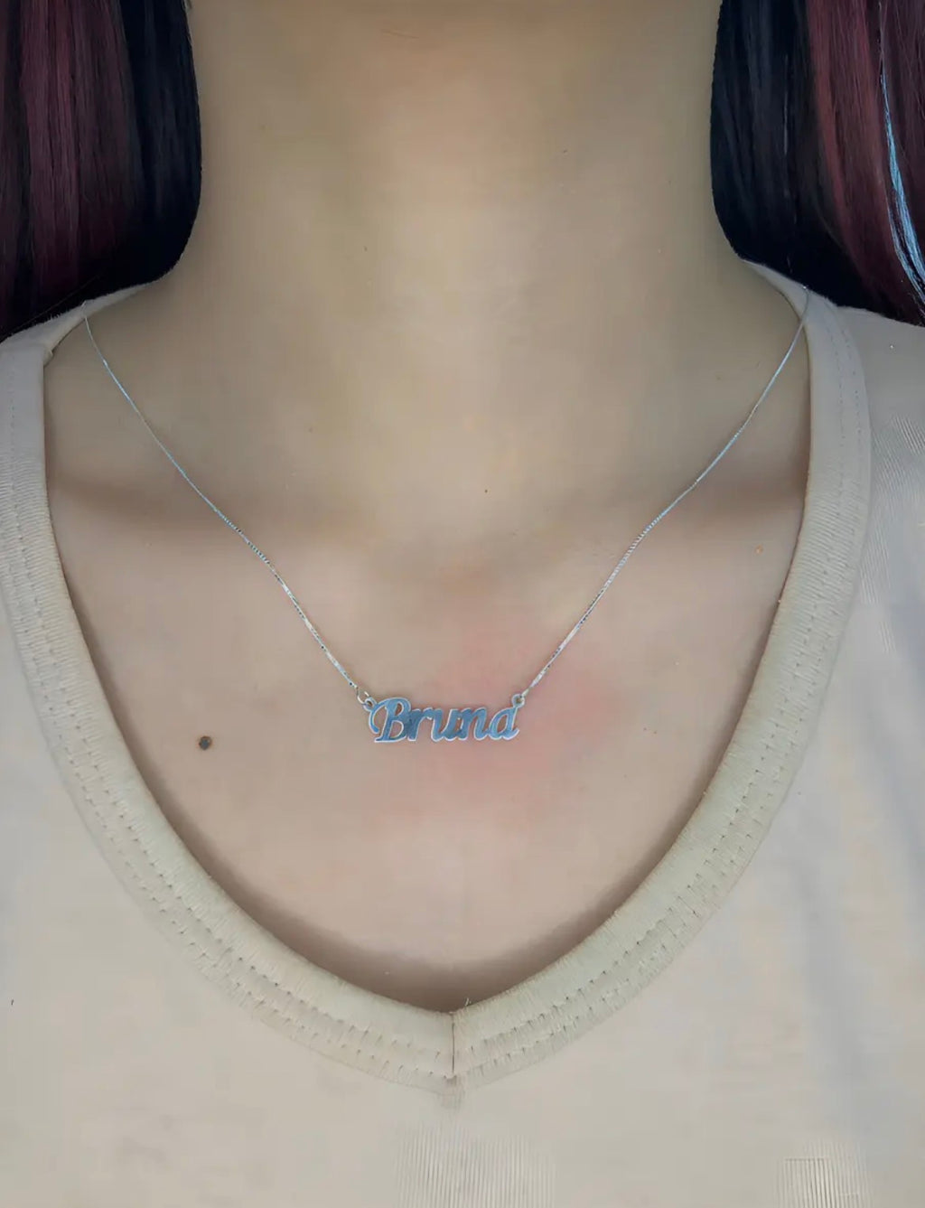 Corrente Prata 925 Feminina + NOME