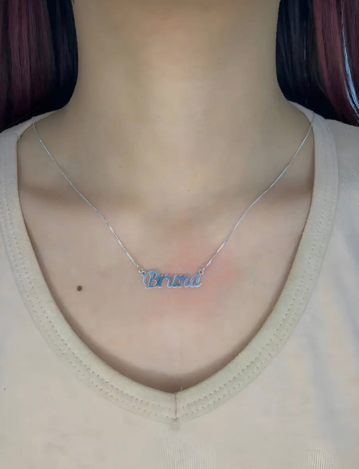Corrente Prata 925 Feminina + NOME
