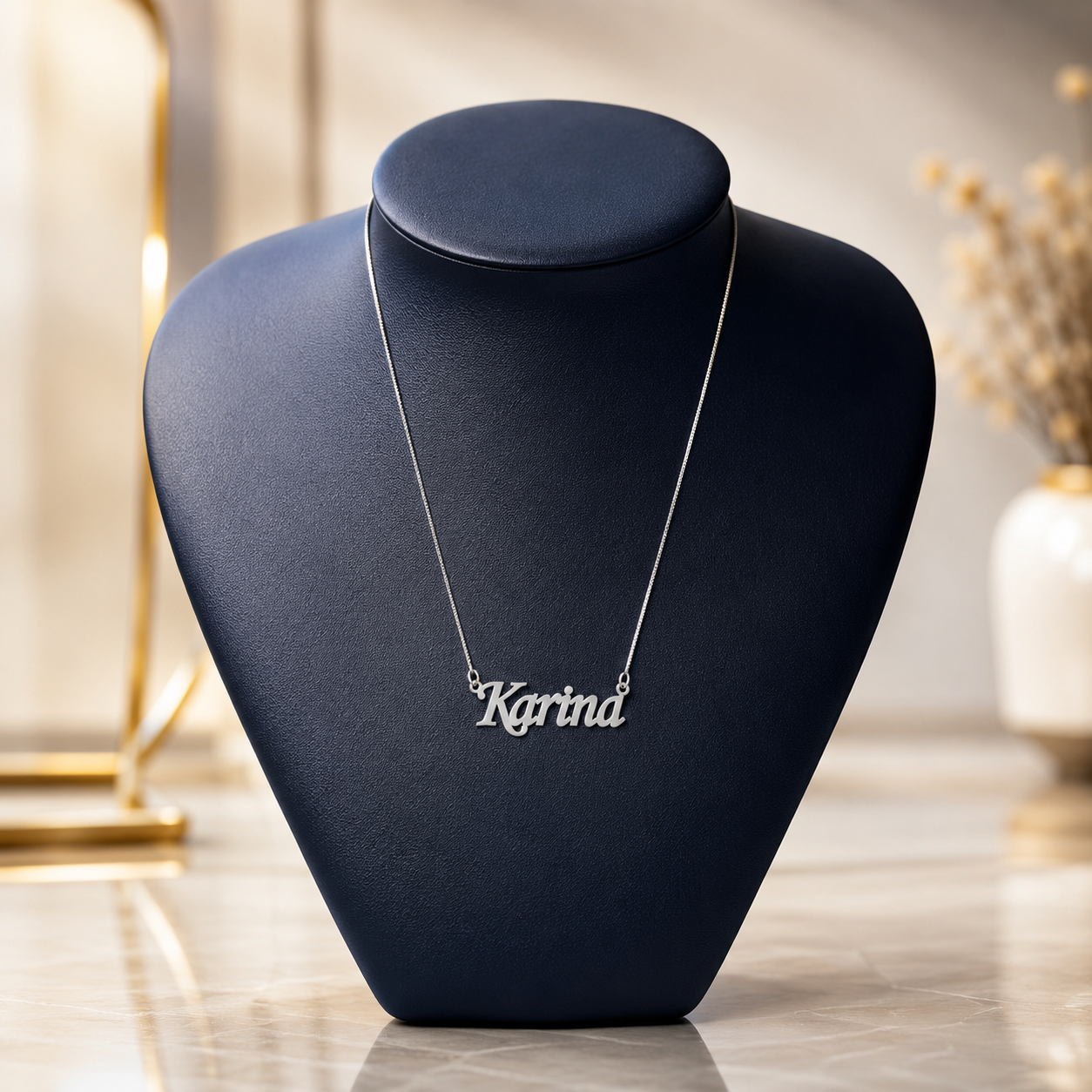 Corrente Prata 925 Feminina + NOME