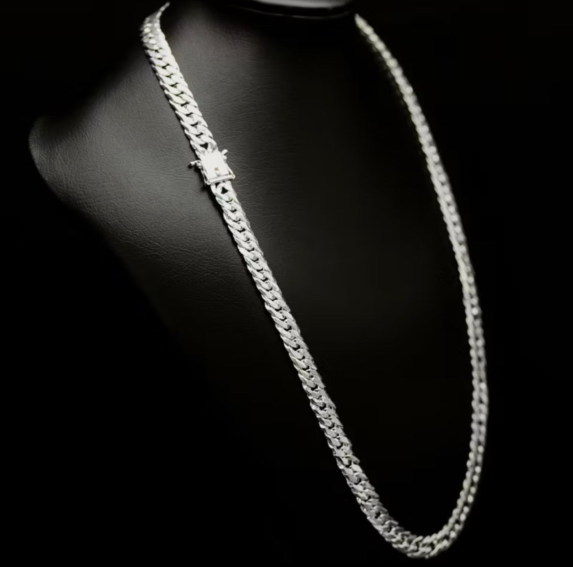 Corrente Masculina Prata Elo Duplo 10mm 70cm mista gravação 925 Cordão